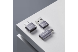 Intenso 3-pack USB Adapter MIX USB-C/A/MICRO MIX480 Aluminiu