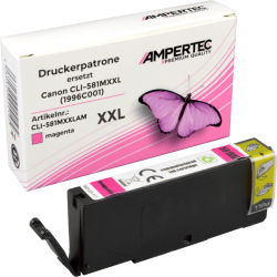 Ampertec Tinte ersetzt Canon CLI-581M XXL magenta