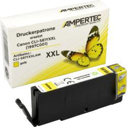 Ampertec Tinte ersetzt Canon CLI-581Y XXL yellow