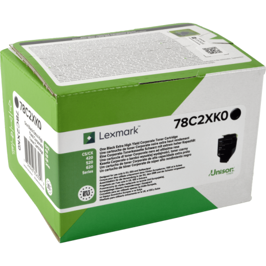 Lexmark Toner 78C2XK0 schwarz