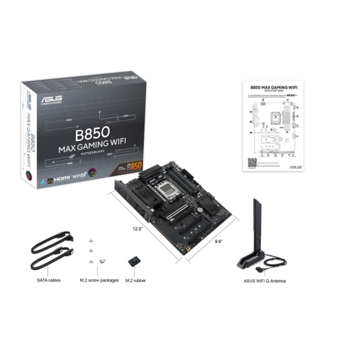 ASUS B850 MAX GAMING WIFI (AMD,AM5,DDR5,ATX)