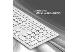 Alogic Tastatur Wireless weiß für MAC