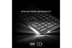 Alogic Tastatur Wireless+Maus USB Typ C schwarz