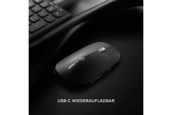 Alogic Tastatur Wireless+Maus USB Typ C schwarz