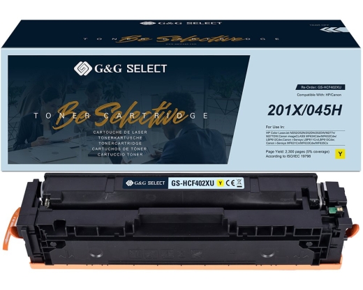 G&G Select XL-Toner kompatibel mit HP 201X / Canon 045H