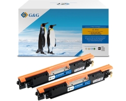 G&G Toner erstzen HP 126A/ CE310AD Canon 729BK 2...