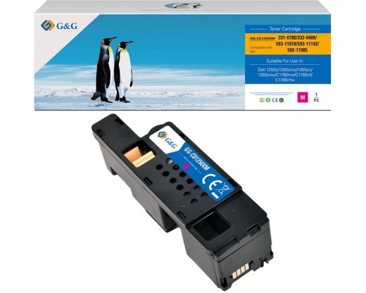 G&G Toner kompatibel mit Dell 593-11142/ 4DV2W Magenta