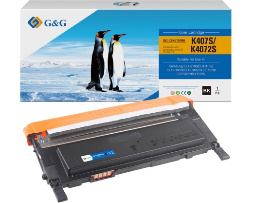 G&G Toner kompatibel mit Samsung CLT-K4072S/ HP SU128A