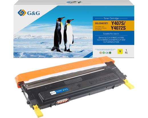 G&G Toner kompatibel mit Samsung CLT-Y4072S/ HP SU472A