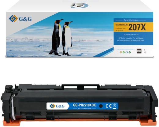 G&G XL-Toner kompatibel mit HP 207X/ W2210X (Mit Chip)