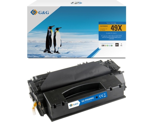 G&G XL-Toner kompatibel mit HP 49X, Q5949X/ Canon 708H