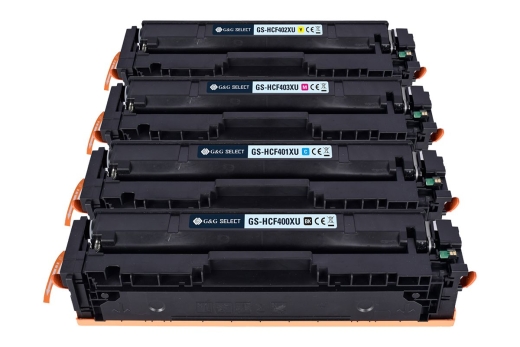 G&G Select XL-Toner ers. HP 201X / Canon 045H 4 Stück
