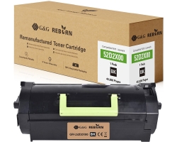 G&G Reborn-Toner kompatibel mit Lexmark 522X/ 52D2X00