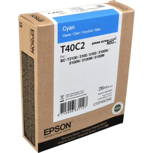 Epson Tinte C13T40C240 cyan T40C2