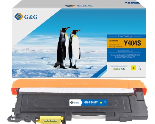G&G Toner kompatibel mit Samsung CLT-Y404S/ HP SU444A