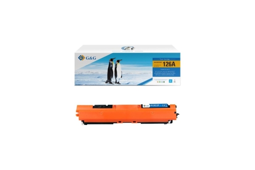 G&G Toner kompatibel mit HP 126A/ CE311A Canon 729C