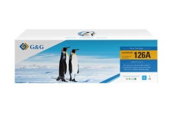 G&G Toner kompatibel mit HP 126A/ CE311A Canon 729C