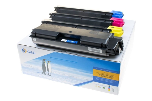 G&G Toner ersetzen Kyocera TK-590K/C/M/Y 4 Stück