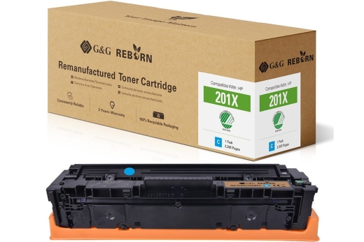 G&G Reborn-Toner kompatibel mit HP 201X,/ CF401X