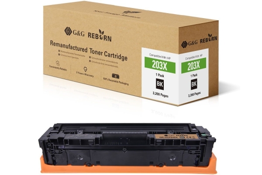 G&G Reborn-Toner kompatibel mit HP 203X / CF540X