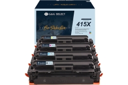 G&G Select XL-Toner ersetzen HP 415X 4 Stück