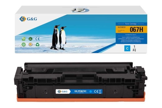 G&G XL-Toner kompatibel zu Canon 067H cyan