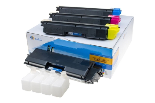 G&G Toner ersetzen Kyocera TK-580 4 Stück