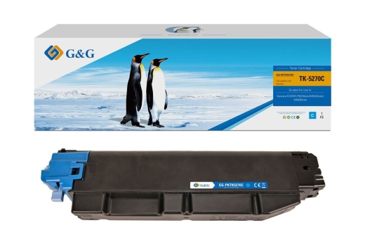 G&G Toner kompatibel mit Kyocera TK-5270C