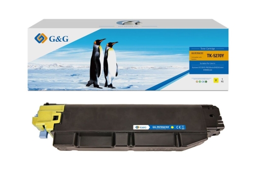 G&G Toner kompatibel mit Kyocera TK-5270Y