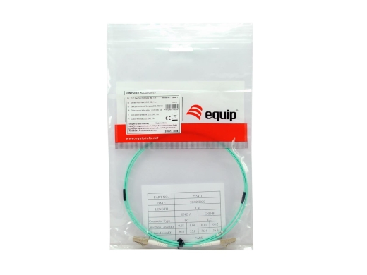 Equip Patchkabel LC->LC 1.50m Multimode Duplex OM3 türkis