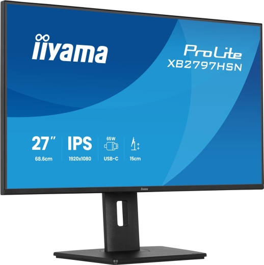 IIYAMA 68.6cm (27) XB2797HSN-B1 16:9 HDMI+DP+2xUSB-C IPS