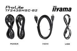 IIYAMA 60.5cm (23,8) TF2438MSC-B2 16:9 M-Touch HDMI+2xUSB