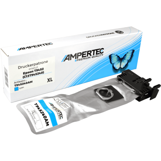 Ampertec Tinte ersetzt Epson C13T945240 T9452 cyan XL