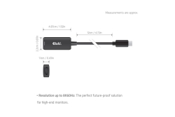 Club3D Adapter USB Typ C > HDMI 2.1 8K HDR10 DP1.4 St/Bu retail