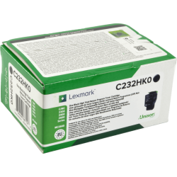 Lexmark Toner C232HK0 schwarz