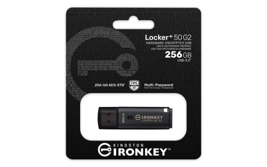 USB-Stick 256GB Kingston IronKey Locker Plus 50 G2