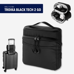 TROIKA Kabeltasche TROIKA BLACK TECH 2 GO