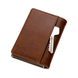 TROIKA 2-in-1 Wallet SHERLOCK HOME BROWN