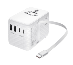 TROIKA Reiseadapter WORLDWIDE PULL 35