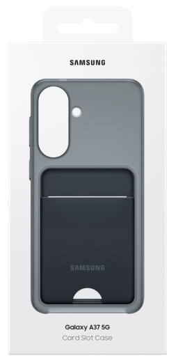 Samsung Smartphone Card Slot Case Black for Galaxy A37