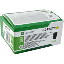 Lexmark Toner C242XY0 yellow