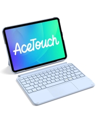 inateck Keyboard Ace Touch iPad 11/10,9 QWERTZ RGB blue