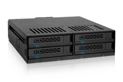 IcyDock 4x 2.5 Sata/SAS in 1x5 25 bay mobile rack screwless