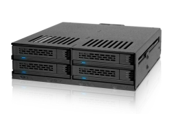 IcyDock 4x 2.5 Sata/SAS in 1x5 25 bay mobile rack screwless