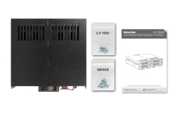 IcyDock 4x 2.5 Sata/SAS in 1x5 25 bay mobile rack screwless