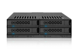 IcyDock 4x 2.5 Sata/SAS in 1x5 25 bay mobile rack screwless