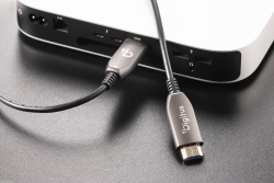 DIGITUS HDMI AOC Hybrid Glasfaserkabel UHD 8K 100m schwarz