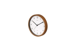 MAUL Wanduhr MAULgrain, 30 cm, Quarzuhr, ohne Batt., dark