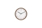 MAUL Wanduhr MAULgrain, 30 cm, Quarzuhr, ohne Batt., dark
