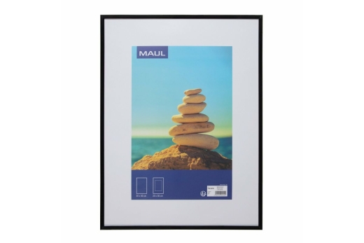 MAUL Bilderrahmen MAULart Kunststoff, 30 x 40 cm, schwarz